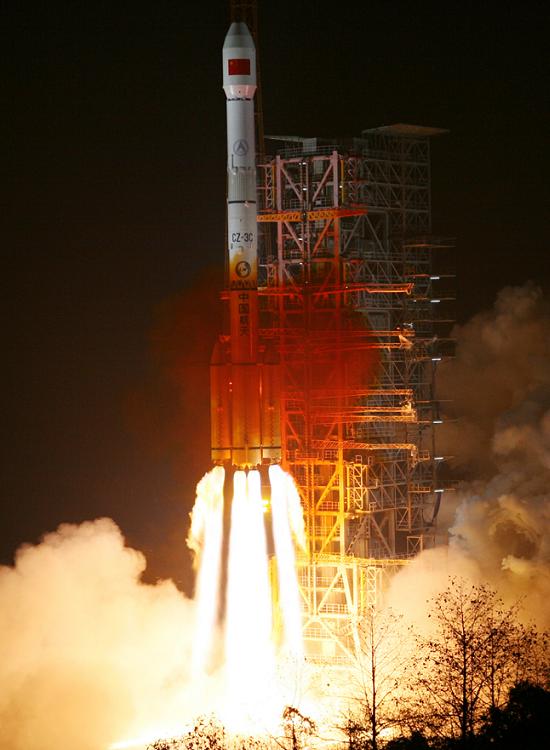 Lancering Beidou satelliet